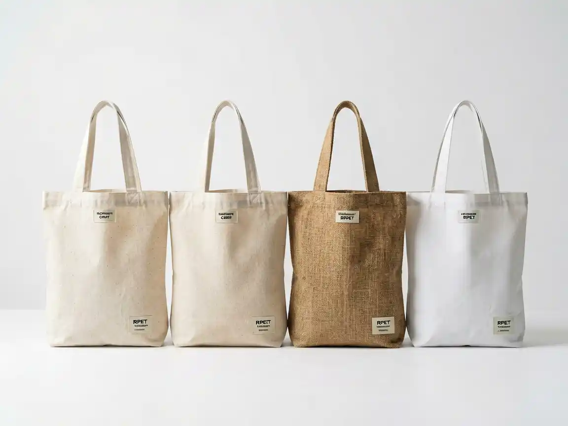 Cotton vs Canvas vs Jute vs RPET: Which Reusable Bag Material Is Best for You?