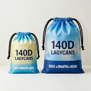 Custom Logo Drawstring Promotional Bags — Bulk Event