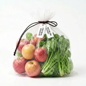 Mesh Produce Bags with Tare Weight Tags — Zero Waste