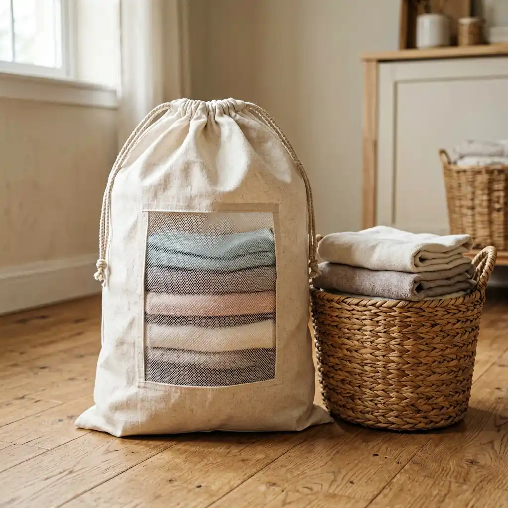Cotton & Mesh Laundry Bags: The Most Underrated Reusable